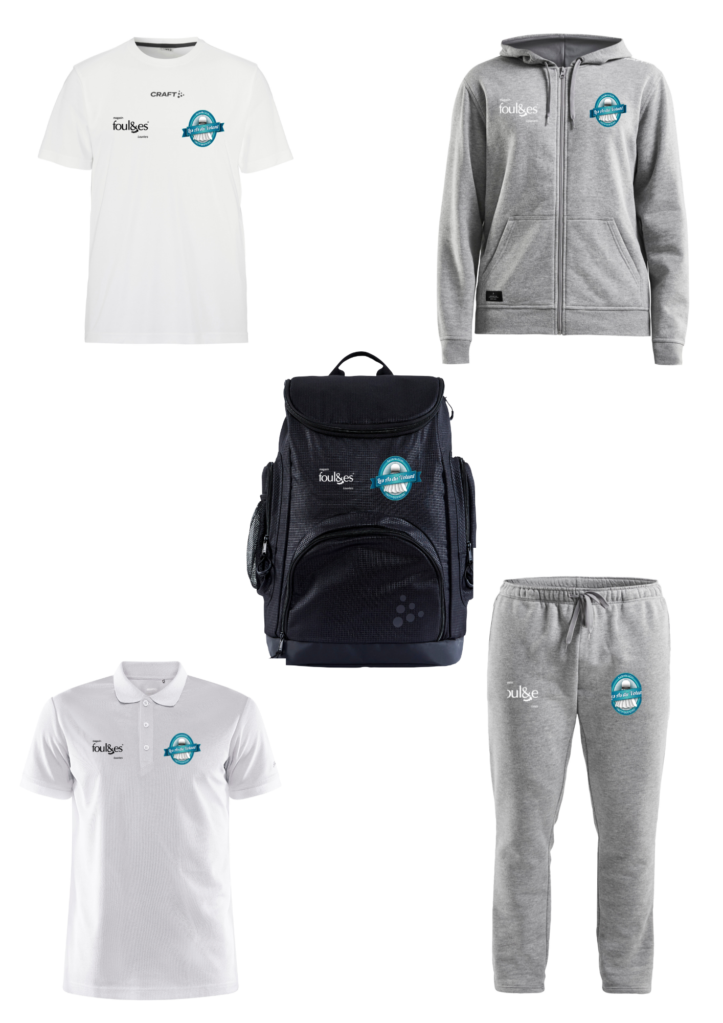 Pack complet blanc homme