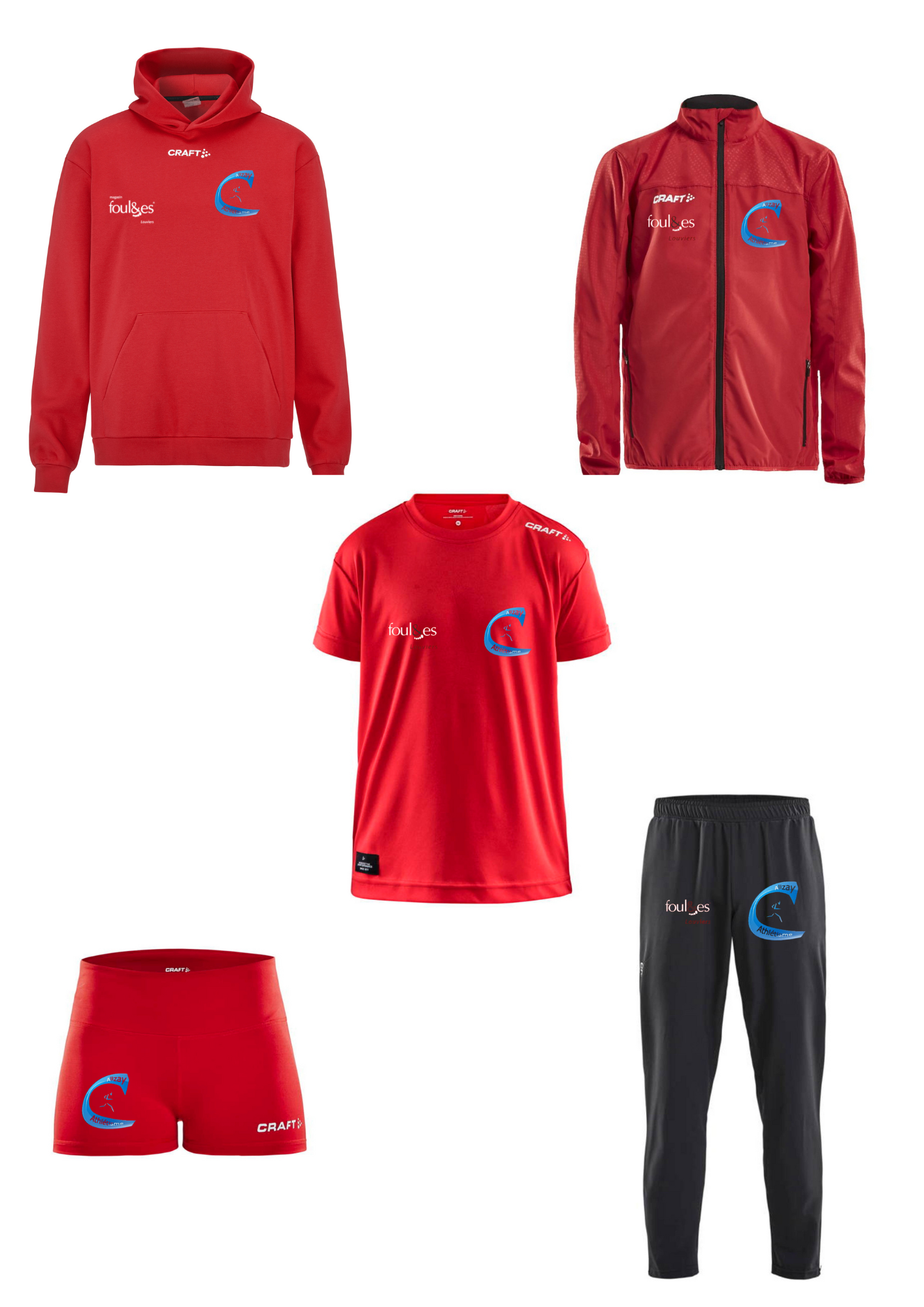 Pack Rouge Ados Femmes