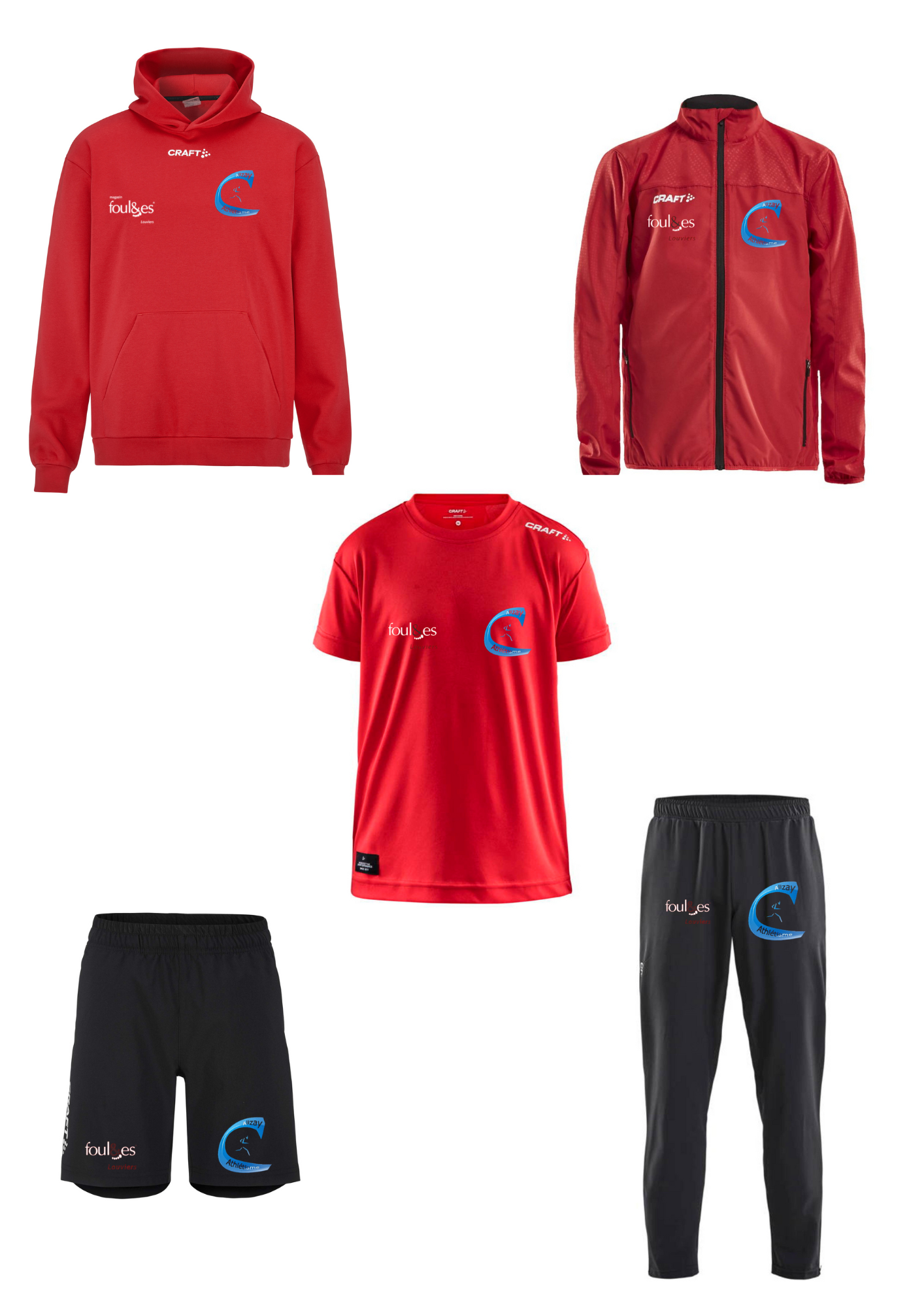 Pack Rouge Ados Hommes
